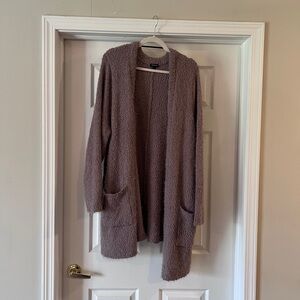 Torrid Open-Front Women's Cardigan Sweater - Mauve